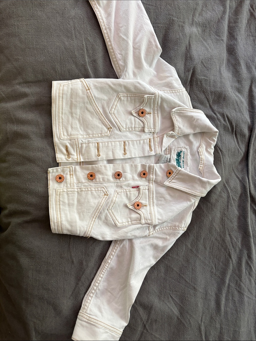 Levi’s kids White Denim Jacket